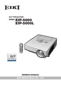 Manual Eiki EIP-5000 Projector