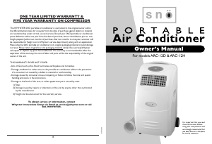 Manual Snö ARC-12H Air Conditioner