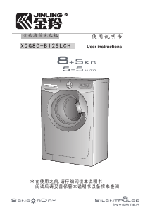 Manual Jinling XQG80-B12SLCH Washer-Dryer