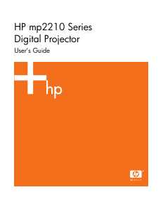 Handleiding HP mp2215 Beamer