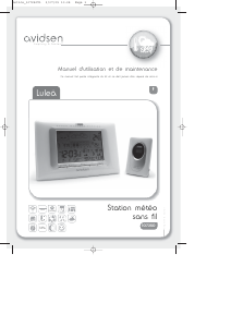 Notice à télécharger - 107227 - Station météo sans fil - Intérieur  extérieur - Avec pression atmosphérique - Avidsen