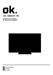 Manual OK ODL 49650UV-TIB LED Television