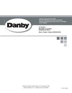 Manual de uso Danby DIM2500SSDB Máquina de hacer hielo