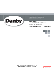 Mode d’emploi Danby DKC5811BSL Système de tireuse