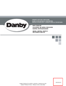 Manual de uso Danby DKC052BSL2DB Tirador de bebidas