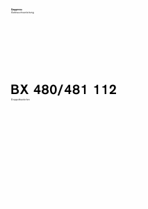Bedienungsanleitung Gaggenau BX480112 Backofen