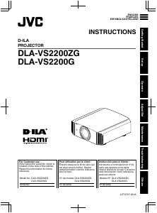 Manual JVC DLA-VS2200ZG Projector