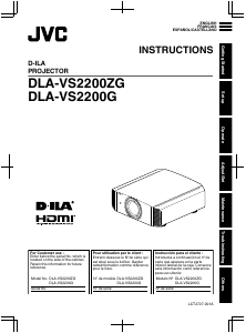 Handleiding JVC DLA-VS2200G Beamer
