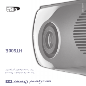 Manual SIM2 HT500E Projector