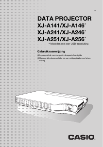Handleiding Casio XJ-A256 Beamer