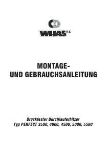 Bedienungsanleitung Wijas Perfect 5000 Warmwasserspeicher