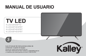 Manual de uso Kalley K-LED43FHDSFBT Televisor de LED