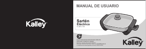 Manual de uso Kalley K-SEC15V Sartén
