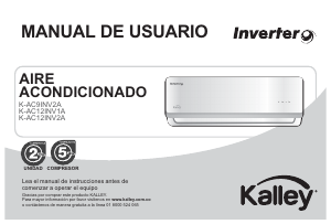 Manual de uso Kalley K-AC9INV2A Aire acondicionado