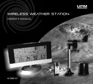 Handleiding UPM WS2635 Weerstation