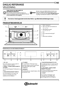 Bruksanvisning Bauknecht EMDK7 CT638 PT Mikrobølgeovn