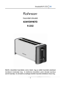 Használati útmutató Rohnson R-2152 Kenyérpirító