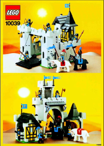 Mode d’emploi Lego set 10039 Castle Forteresse des Faucons Noirs