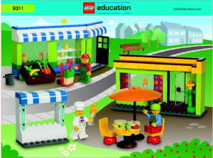 Manual Lego set 9311 Education City buildings