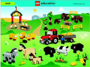 Bedienungsanleitung Lego set 9334 Education Tiere