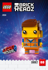 Bruksanvisning Lego set 41634 Brickheadz Emmet