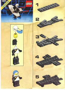 Handleiding Lego set 1974 Futuron Star quest