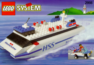 Bedienungsanleitung Lego set 2998 Promotional Stena Line Fähre