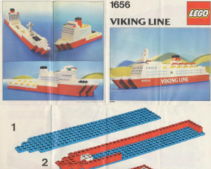 Handleiding Lego set 1656 Promotional Viking Line veerboot