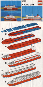 Manual Lego set 1655 Promotional Viking Line ferry