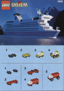 Handleiding Lego set 1955 Promotional Color Line veerboot