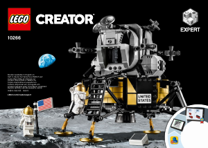 Manual de uso Lego set 10266 Creator NASA Apollo 11 Lunar Lander