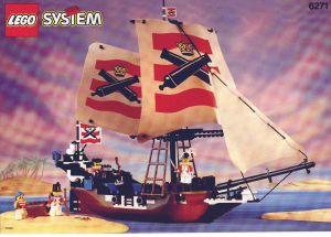 Bedienungsanleitung Lego set 6271 Pirates Piratenschiff