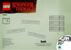 Brugsanvisning Lego set 75810 Stranger Things Vrangsiden