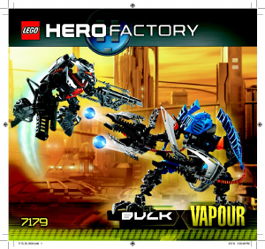 Hướng dẫn sử dụng Lego set 7179 Hero Factory Bulk & Vapour