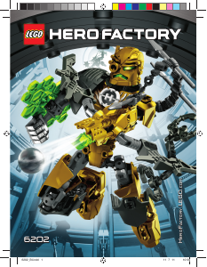 Manuale Lego set 6202 Hero Factory Rocka