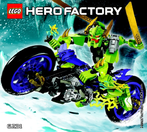 Bedienungsanleitung Lego set 6231 Hero Factory Speeda demon