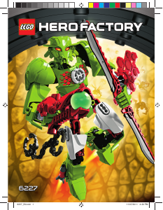 Bruksanvisning Lego set 6227 Hero Factory Breez