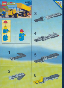 Manual de uso Lego set 6535 Town Compuerta