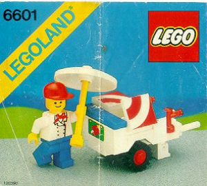 Manual Lego set 6601 Town Ice cream cart