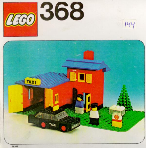 Bedienungsanleitung Lego set 368 Town Taxistand