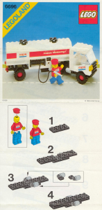 Handleiding Lego set 6696 Town Tankwagen