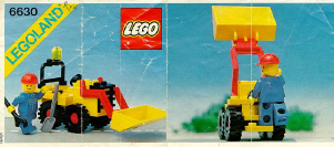 Manual Lego set 6630 Town Bucket loader