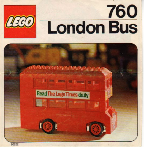 Bedienungsanleitung Lego set 760 Town Londoner Bus