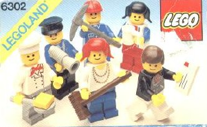 Handleiding Lego set 6302 Town Minifiguren