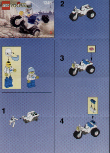 Handleiding Lego set 1249 Town Driewieler