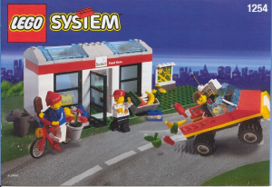 Bedienungsanleitung Lego set 1254 Town Shell Geschäft