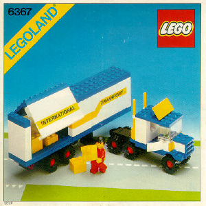 Bedienungsanleitung Lego set 6367 Town LWK Laster