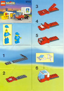 Manual Lego set 1772 Town Airport container truck