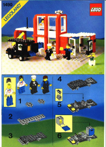 Manuál Lego set 1490 Town banka