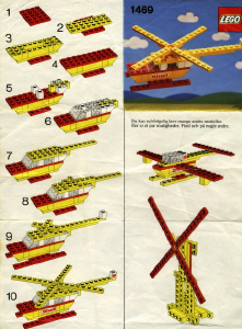 كتيب ليغو set 1469 Town هليكوبتر